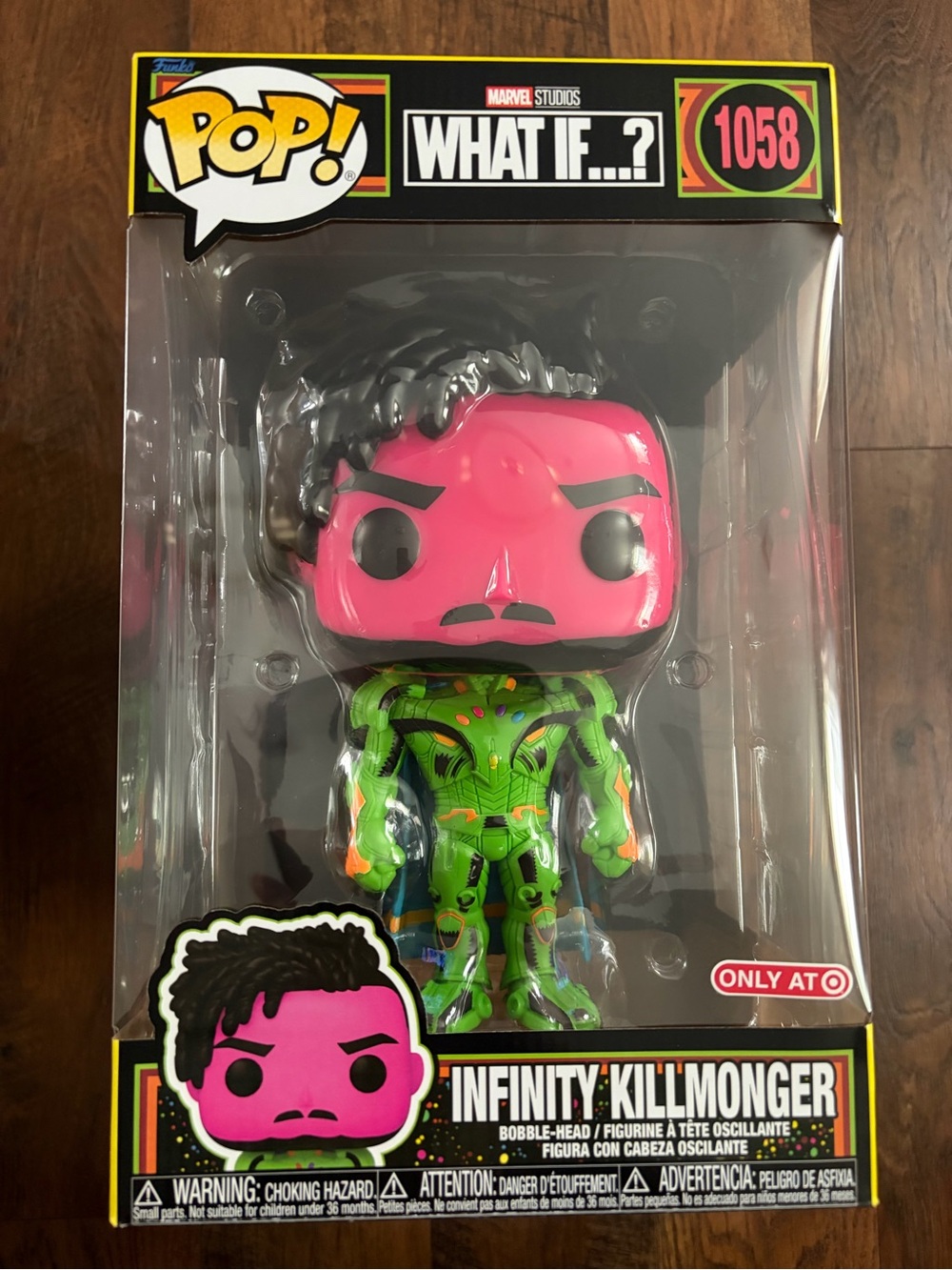 10” Funko Pop! Marvel What If...? Infinity Killmonger #1058 - BRAND NEW